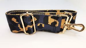 Schulterriemen, Bag Straps (Leopard navy)
