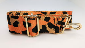Schulterriemen, Bag Straps (Leopard orange)