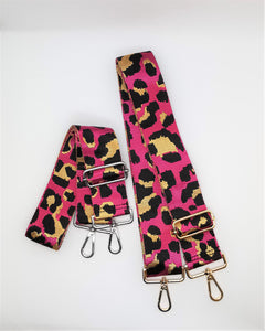 Schulterriemen, Bag Straps (Leopard pink)